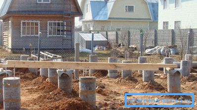 Азбестові напірні труби можна використовувати в якості стовпчиків для фундаменту Азбестові напірні труби можна використовувати в якості стовпчиків для фундаменту