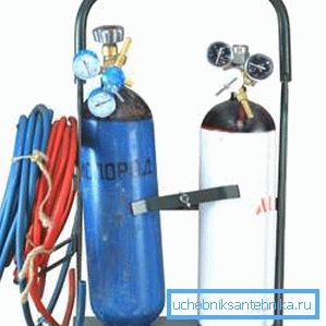 Балони для газового зварювання Балони для газового зварювання