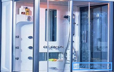 Велика кабіна 170х75 з розсувними дверцятами - класичний варіант конструкцій Велика кабіна 170х75 з розсувними дверцятами - класичний варіант конструкцій