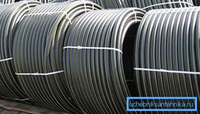 Бухти для газу з ПНД Бухти для газу з ПНД