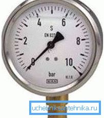 Ціна манометра невелика, зате він дозволяє визначити параметри системи максимально точно Ціна манометра невелика, зате він дозволяє визначити параметри системи максимально точно