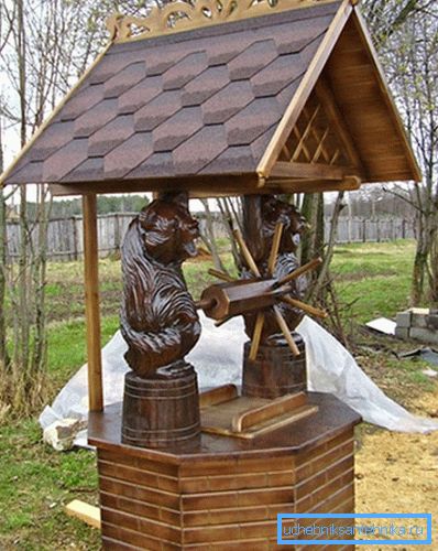 дерев'яний колодязь дерев'яний колодязь