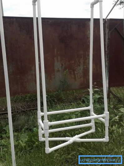 Дитячі гойдалки, зібрані з такого матеріалу можуть виявитися навіть міцніше і надійніше ніж подібні конструкції заводського виробництва Дитячі гойдалки, зібрані з такого матеріалу можуть виявитися навіть міцніше і надійніше ніж подібні конструкції заводського виробництва