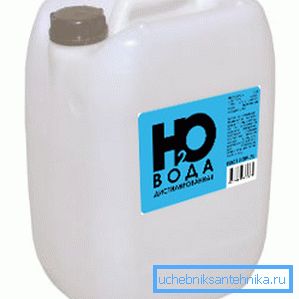 Дистильована вода для опалення Дистильована вода для опалення