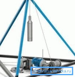 Для води можна скористатися і пристосуванням для буріння ударно-канатним методом Для води можна скористатися і пристосуванням для буріння ударно-канатним методом