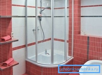 Душовий куток із глибоким піддоном Душовий куток із глибоким піддоном