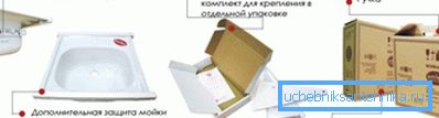 Емальована мийка з кріпильними консолями в комплекті. Емальована мийка з кріпильними консолями в комплекті.