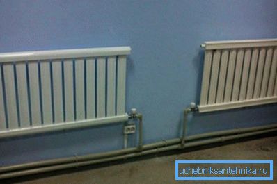 Якщо знизити температуру води в системі, то доведеться збільшити число радіаторів Якщо знизити температуру води в системі, то доведеться збільшити число радіаторів
