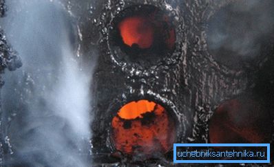 Якщо твердопаливний котел димить - погана тяга в димоході Якщо твердопаливний котел димить - погана тяга в димоході