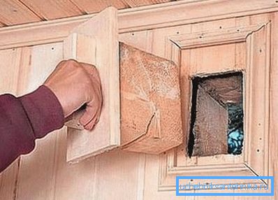 Природна вентиляція в дерев'яній лазні своїми руками Природна вентиляція в дерев'яній лазні своїми руками