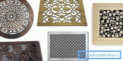 Естетичні зразки вентиляційних решіток Естетичні зразки вентиляційних решіток