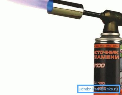 Газовий пальник з одноразовим балоном Газовий пальник з одноразовим балоном