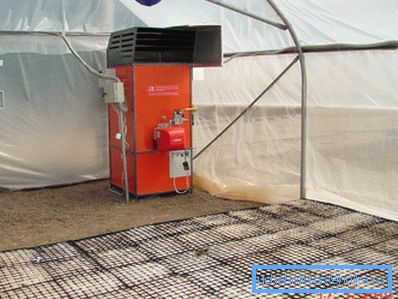 Газове опалення для зимової теплиці Газове опалення для зимової теплиці