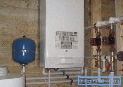 Газовий котел, встановлений на дачі Газовий котел, встановлений на дачі