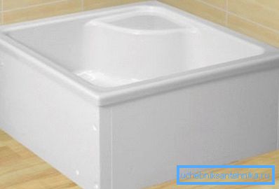 Глибокий акриловий квадратний піддон Глибокий акриловий квадратний піддон