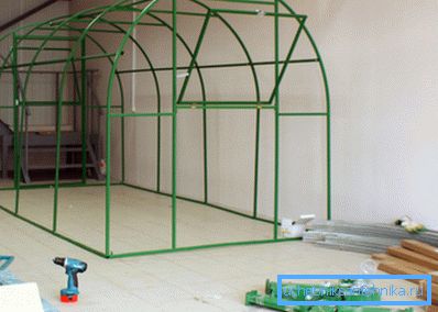 Готовий каркас теплиці Готовий каркас теплиці