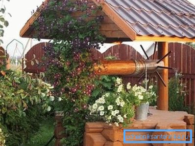 Імітація чинного колодязя Імітація чинного колодязя