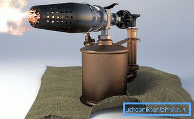 Використання паяльної лампи Використання паяльної лампи