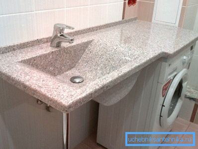 Коріановая стільниця у ванній Коріановая стільниця у ванній