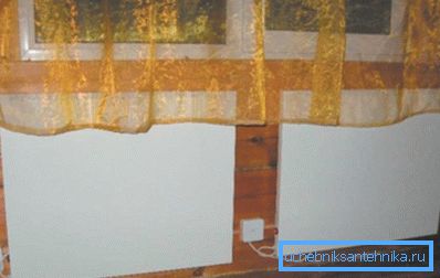 Любительське фото, електричних нагрівачів, виготовлених у вигляді панелей з керамічними вставками Любительське фото, електричних нагрівачів, виготовлених у вигляді панелей з керамічними вставками