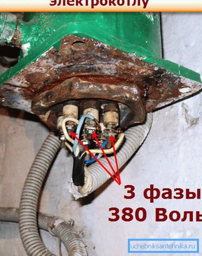 Потужний котел не можна підключати до звичайної проводці Потужний котел не можна підключати до звичайної проводці