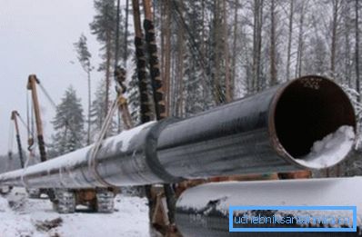 На фото - газопровід з зварних елементів На фото - газопровід з зварних елементів