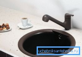 На фото: мийка на 40 см може мати і круглу форму, якщо це підходить для вашої кухні На фото: мийка на 40 см може мати і круглу форму, якщо це підходить для вашої кухні