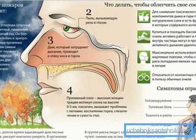 На фото - симптоми отруєння СО На фото - симптоми отруєння СО