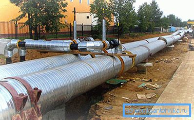 2601 На фото - ковзний варіант опор для труб в ППУ ізоляції