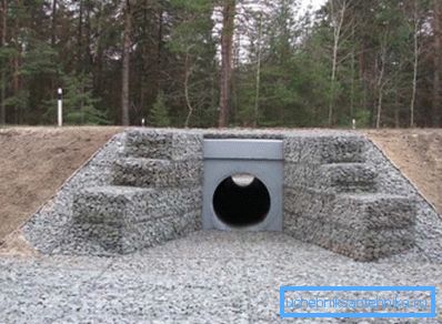 На фото - водопропускні вироби з бетону під дорожнім полотном На фото - водопропускні вироби з бетону під дорожнім полотном