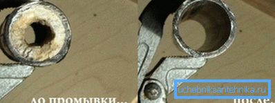 Наочний приклад того, чого дозволяє домогтися очищення системи опалення Наочний приклад того, чого дозволяє домогтися очищення системи опалення