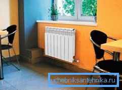Найбільш ефективне місце розміщення радіатора - під вікном Найбільш ефективне місце розміщення радіатора - під вікном
