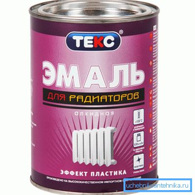 Зазвичай на банку окремо підкреслюється, що фарба підходить для батарей Зазвичай на банку окремо підкреслюється, що фарба підходить для батарей
