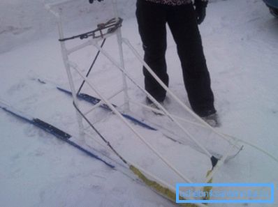 Один з варіантів каркаса для саней Один з варіантів каркаса для саней
