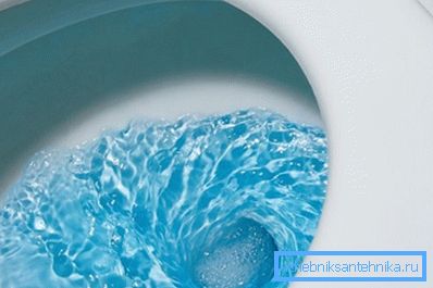 Фарбування води говорить про те, що таблетка працює Фарбування води говорить про те, що таблетка працює