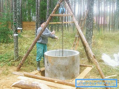 Опускаємо кільця в шахту Опускаємо кільця в шахту