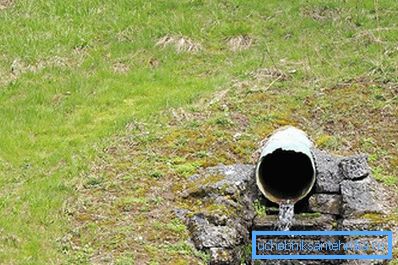 Відведення води з дренажної системи ділянки Відведення води з дренажної системи ділянки