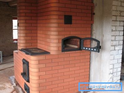 Піч Кузнєцова з бічним розташуванням дверцят духовки Піч Кузнєцова з бічним розташуванням дверцят духовки