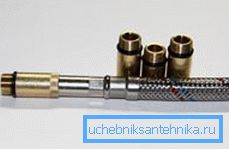 Перехідник М10-М8 для змішувачів з фітингами різної довжини Перехідник М10-М8 для змішувачів з фітингами різної довжини