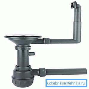 Перелив дозволяє виключити витікання води з раковини при засміченні випуску