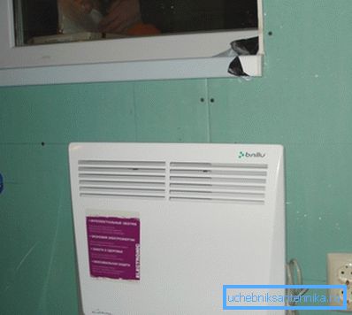 Правильна установка настінного конвектора. Правильна установка настінного конвектора.