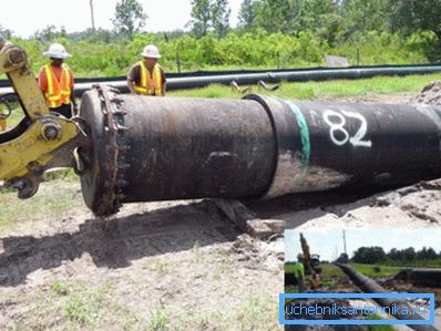 При великих діаметрах монтаж вимагає залучення важкої техніки. При великих діаметрах монтаж вимагає залучення важкої техніки.
