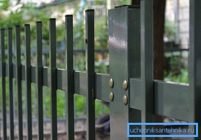 Застосування при виробництві огорожі Застосування при виробництві огорожі