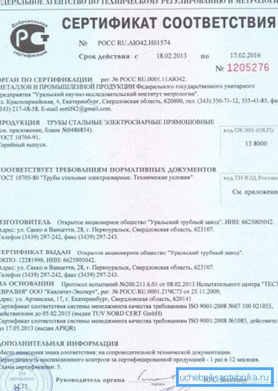 Приклад сертифіката відповідності. Приклад сертифіката відповідності.