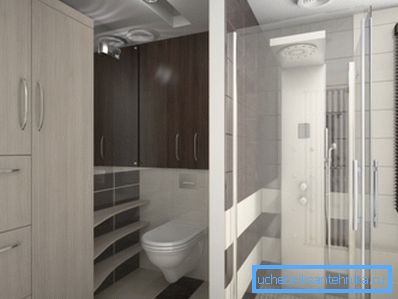Приклад зонування санвузла Приклад зонування санвузла