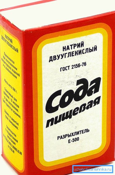 Прочищення труб содою Прочищення труб содою