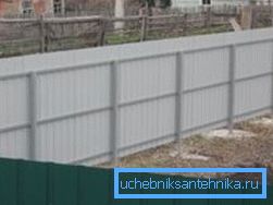 Профільна труба 40х40х3 в якості основи забору
