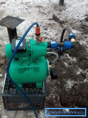 Прокачування колодязя-голки поверхневої насосною станцією Прокачування колодязя-голки поверхневої насосною станцією