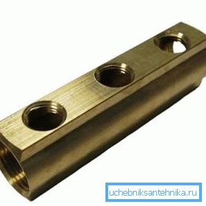 Простий розподільний колектор. Простий розподільний колектор.