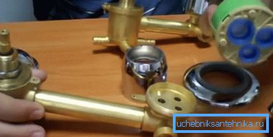 Розбирання з боку змішування Розбирання з боку змішування